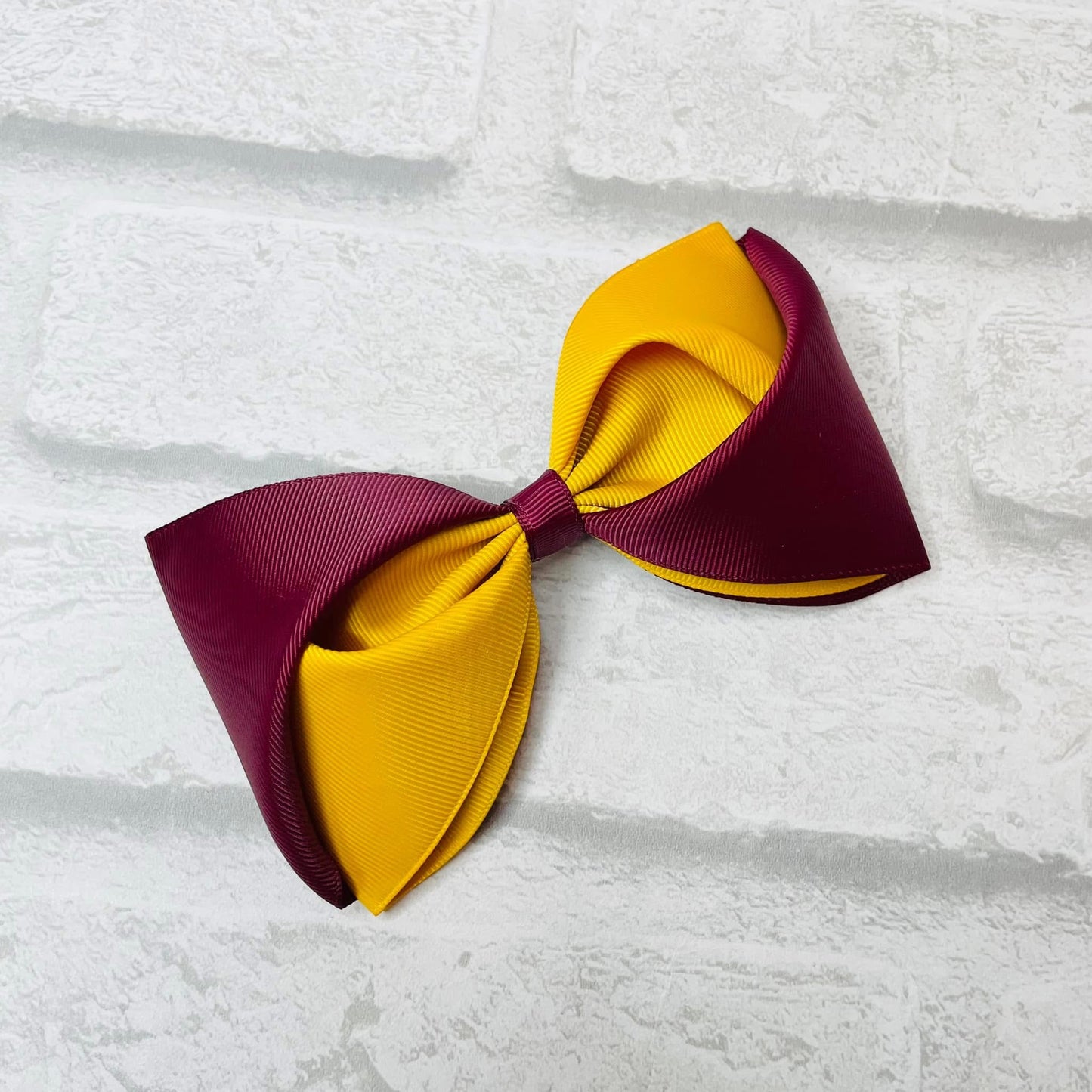 Handmade Large Ella School Bow - Non Personalised