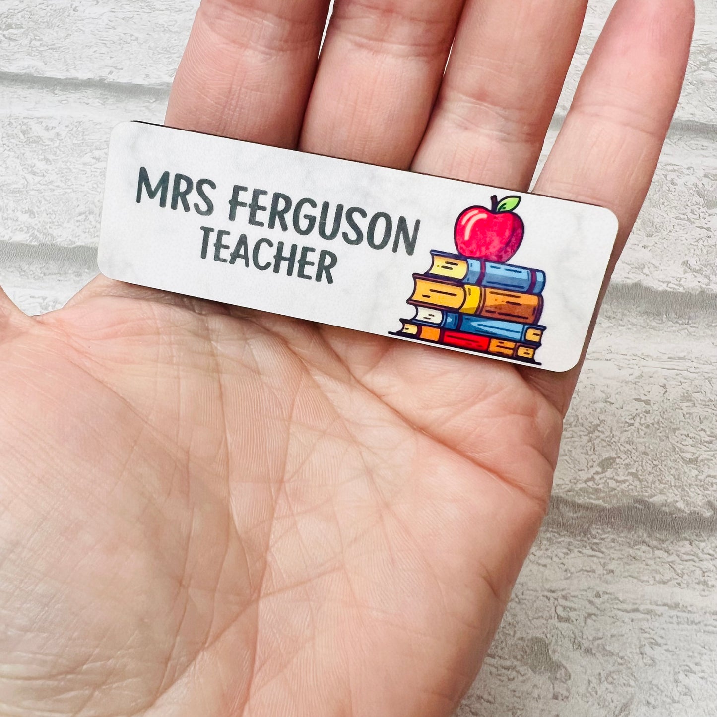 Personalised Name Badge - Pin Back