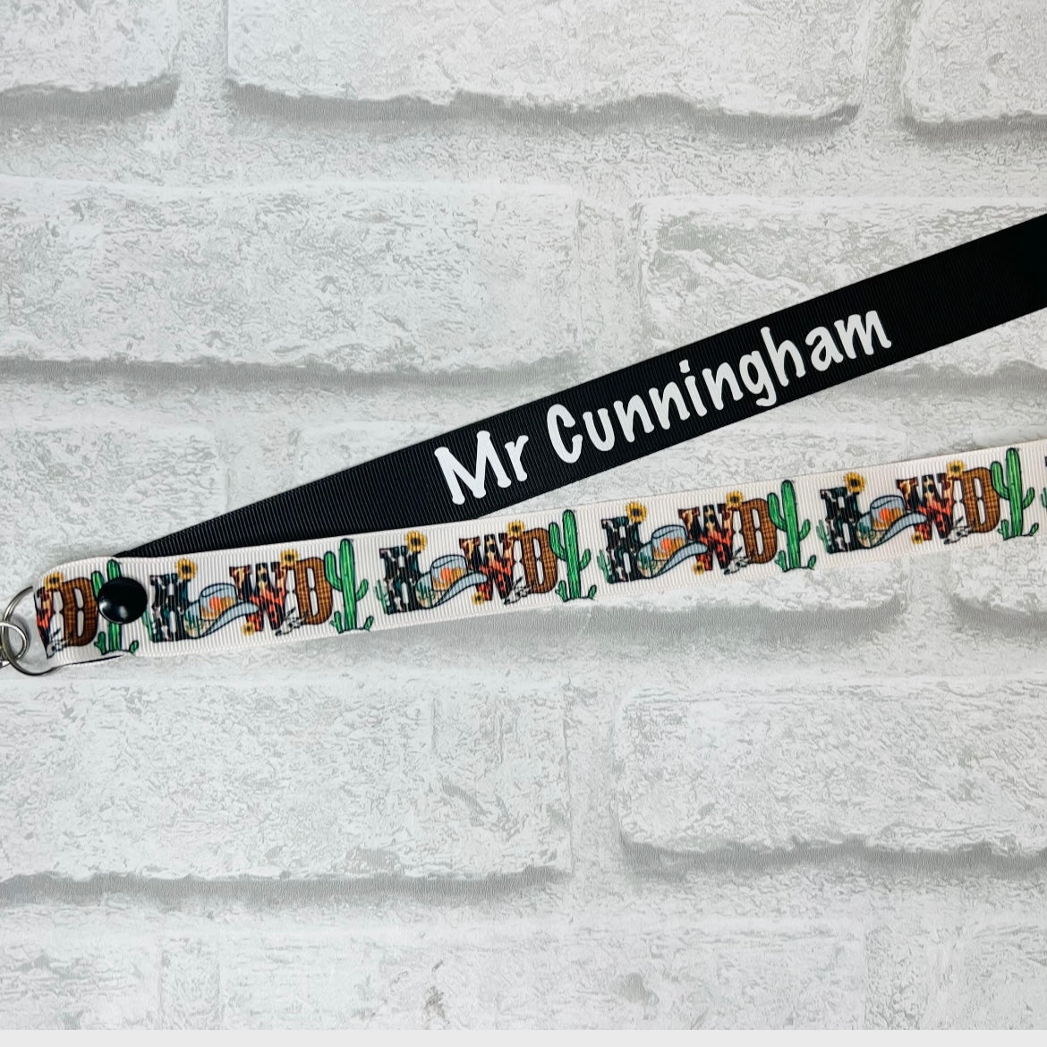 Howdy Print Personalised Lanyard