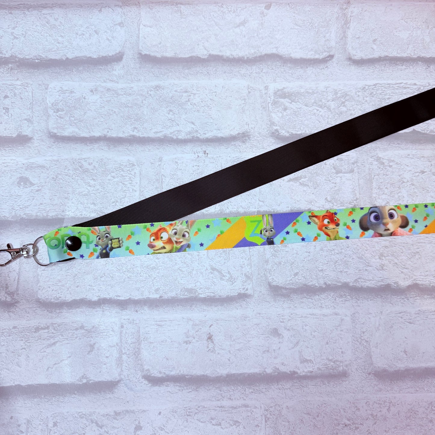 SALE Zootopia Print Personalised Lanyard