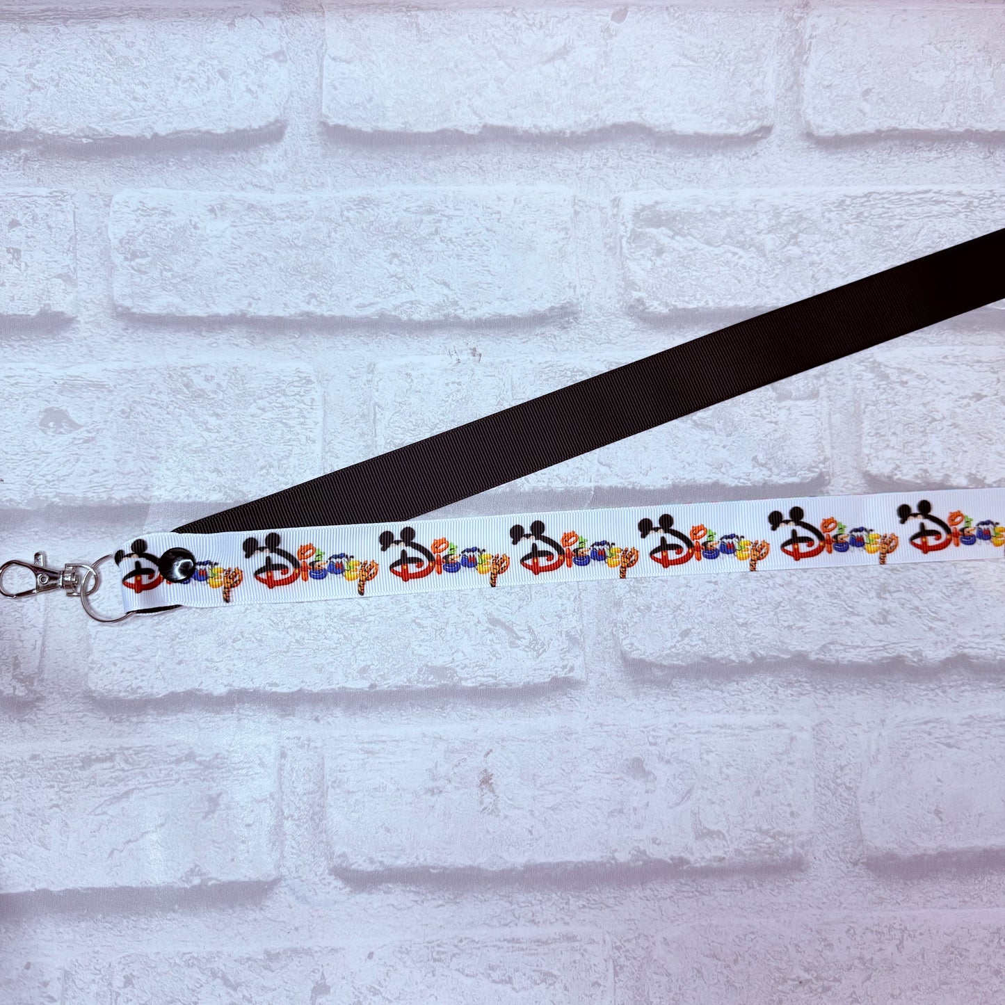 SALE Disney Print Personalised Lanyard