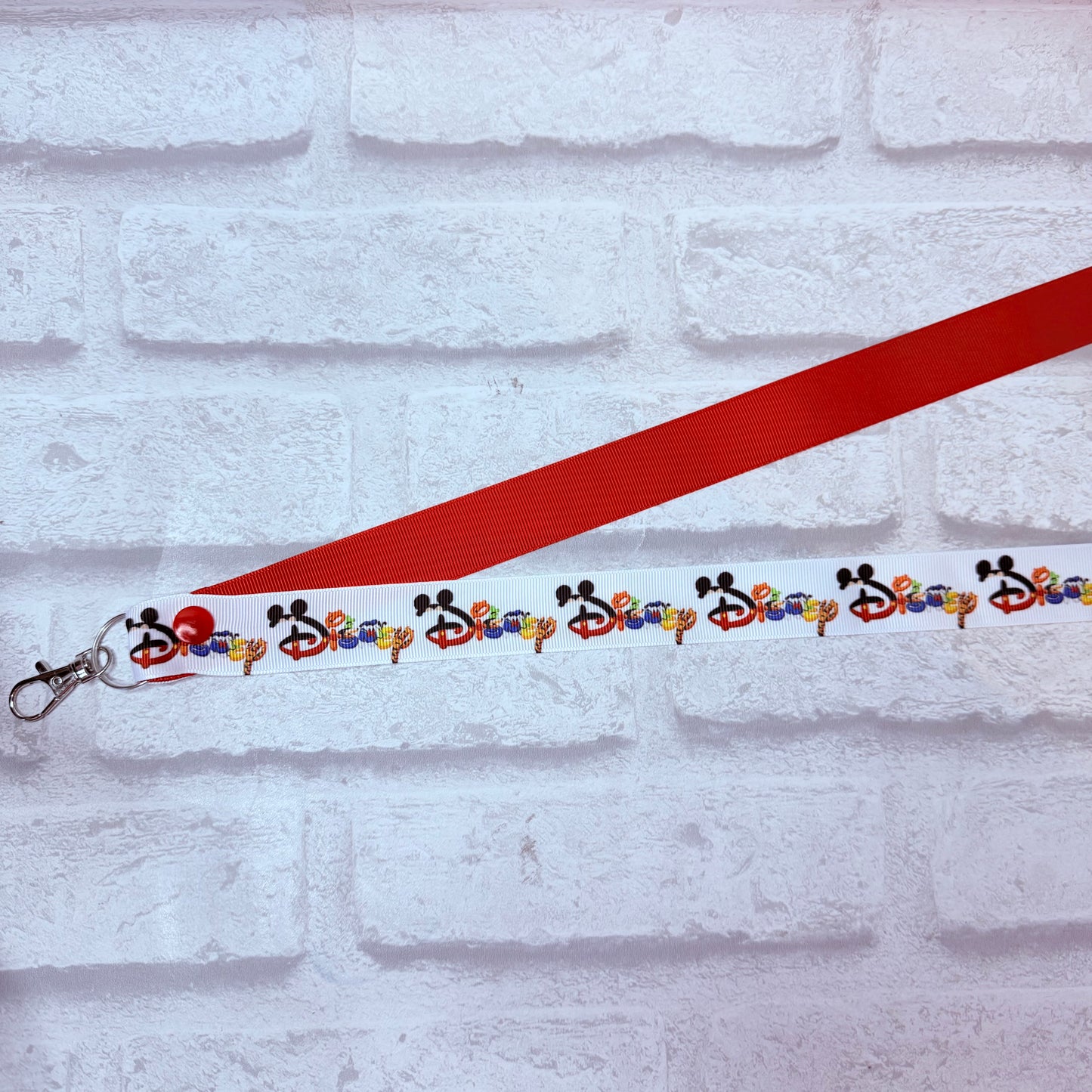 SALE Disney Print Personalised Lanyard