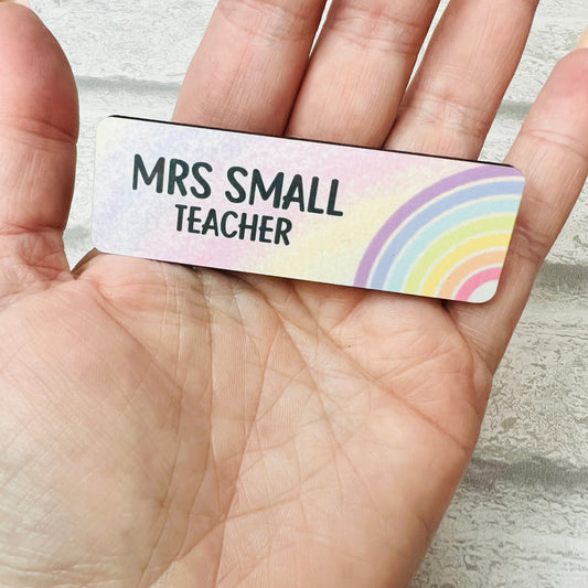 Personalised Name Badge - Pin Back