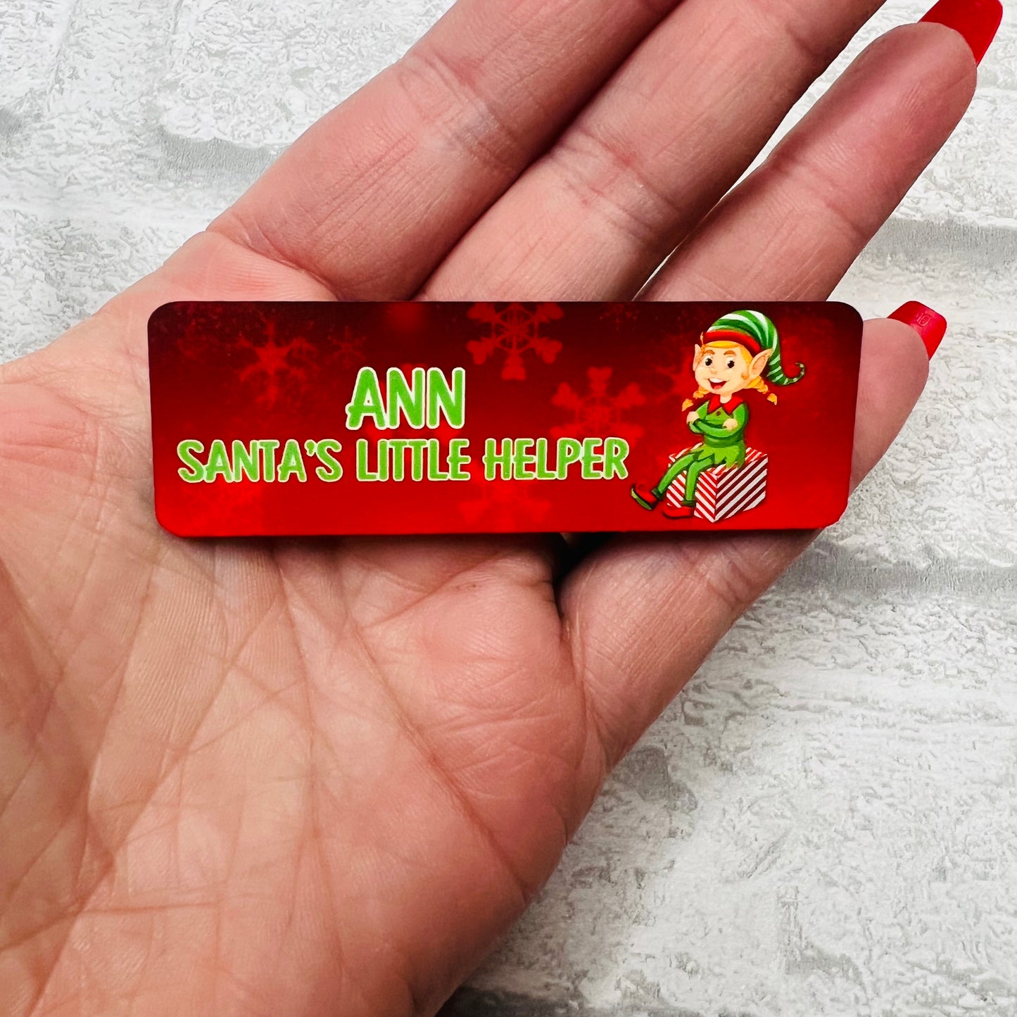 Personalised Name Badge - Pin Back
