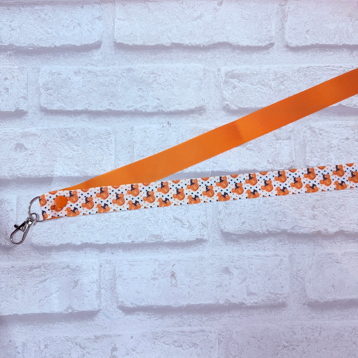 SALE Mickey Halloween Print Personalised Lanyard
