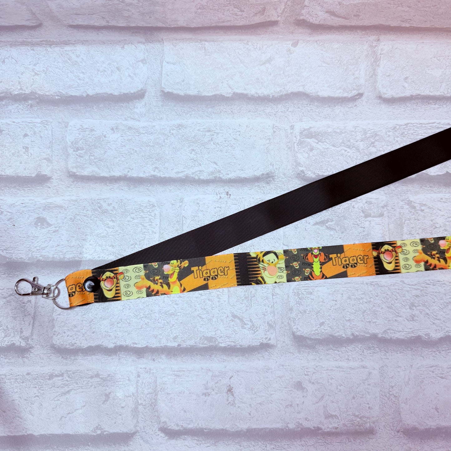 SALE Tigger Print Personalised Lanyard