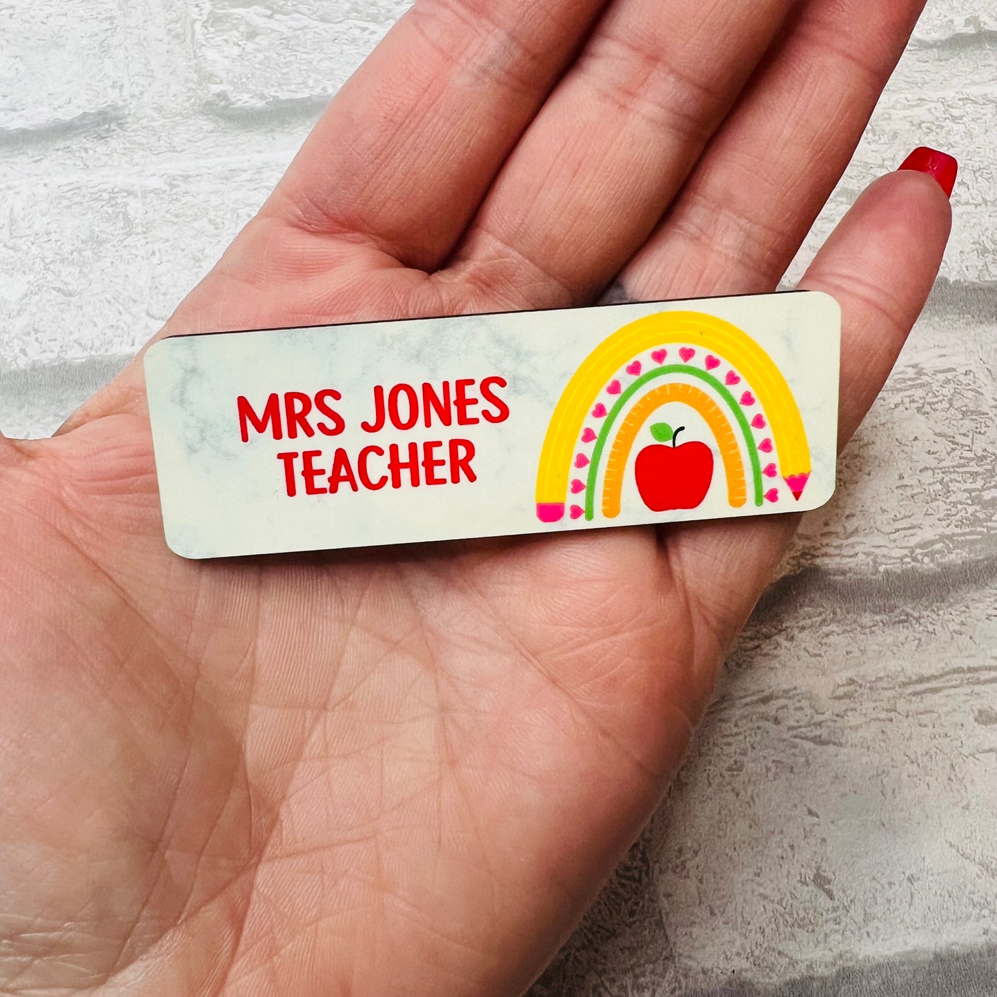 Personalised Name Badge - Pin Back