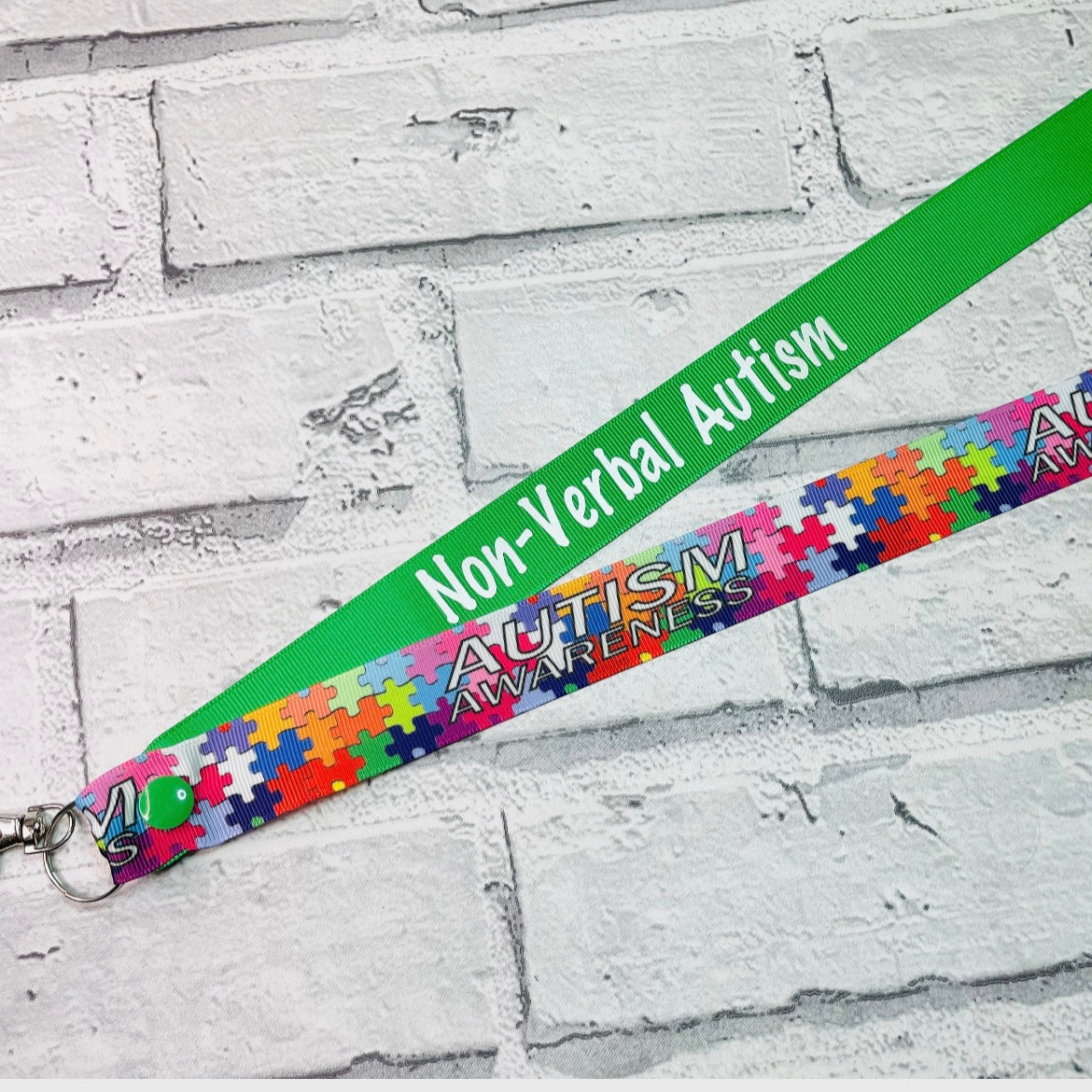 Autism Awareness Print Personalised Lanyard