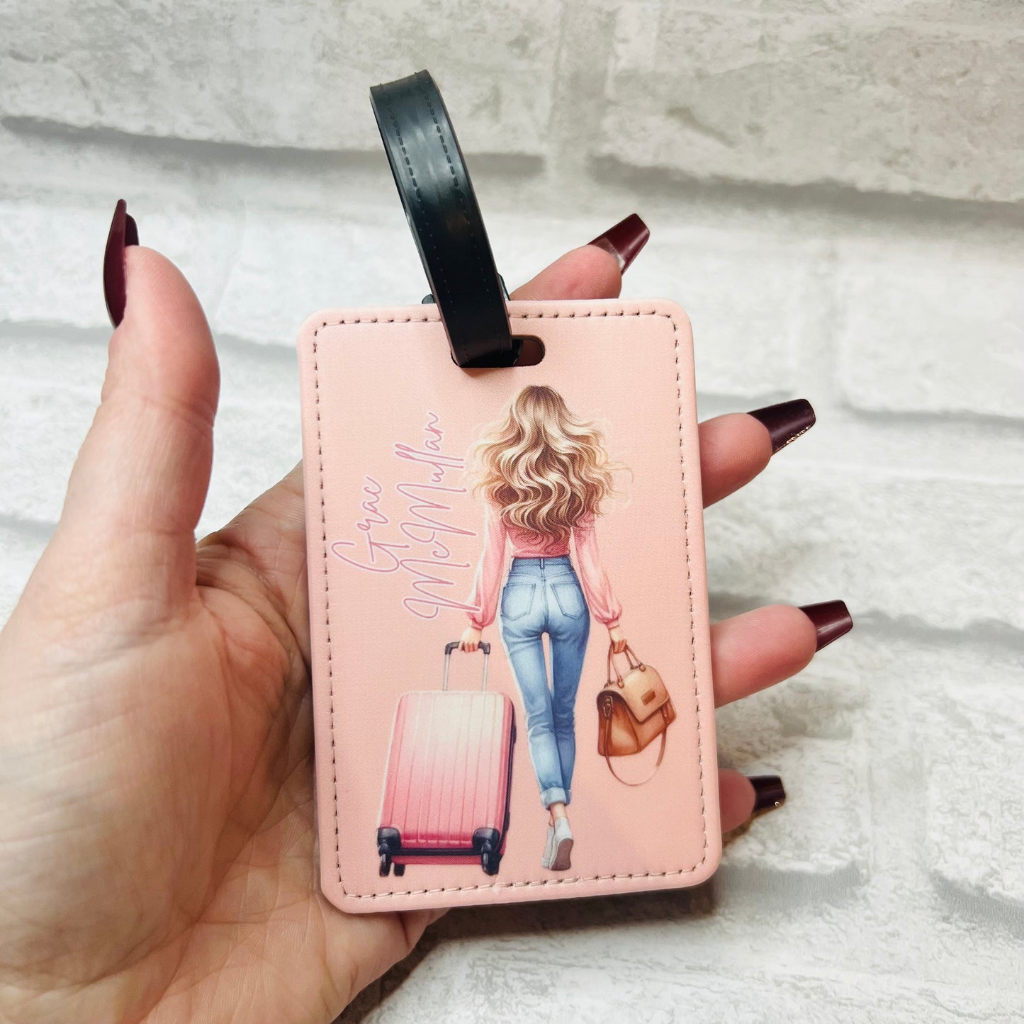 Luggage Tag - Long Blonde Personalised