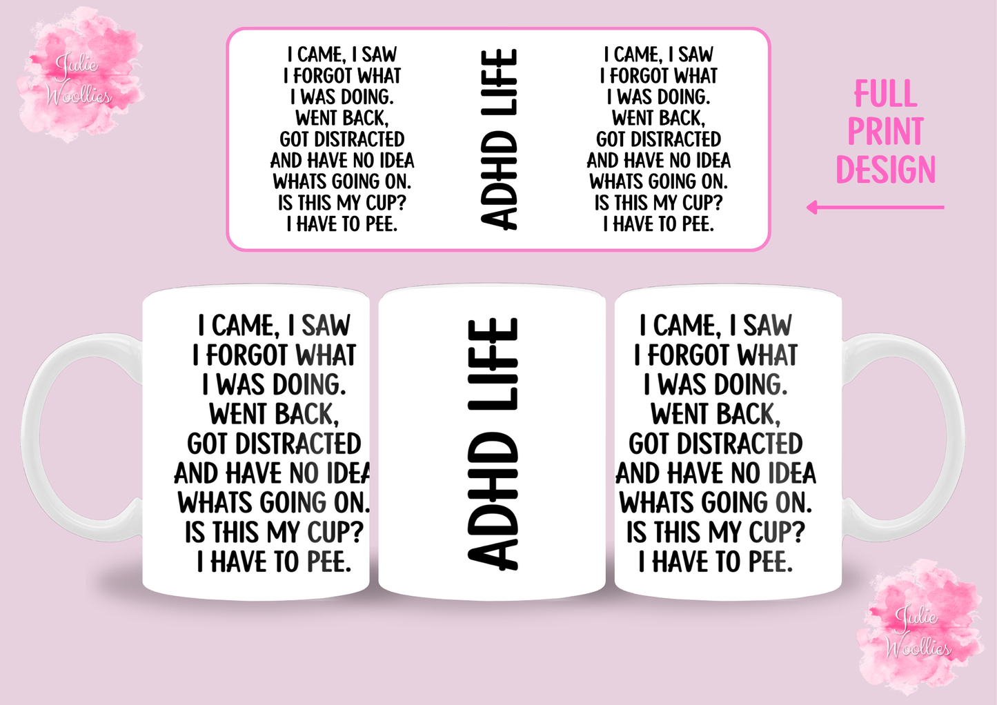 I Came, I Saw, I Forgot What I Was Doing - Mug
