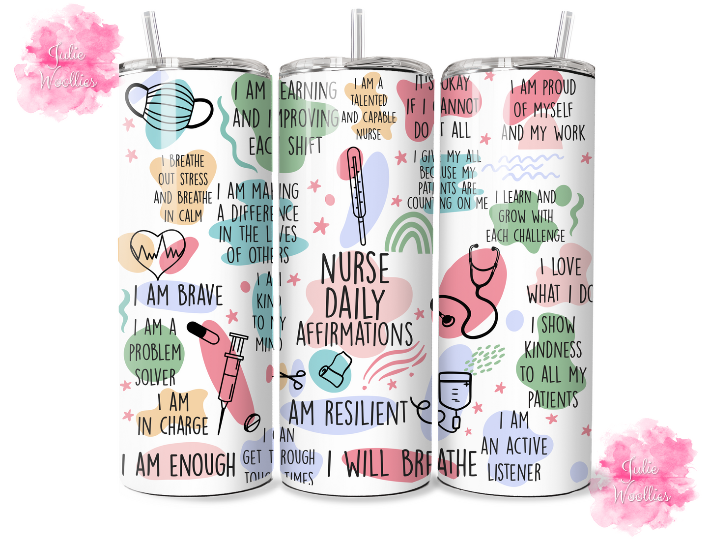 Nurse Daily Affirmations - 20oz Insulated Tumbler