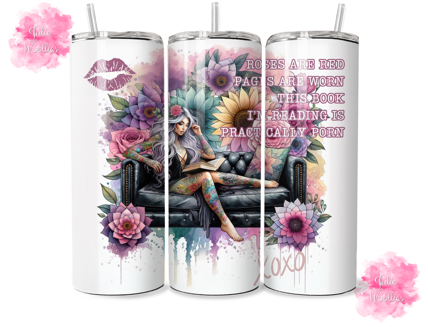Roses Are Red Smut Reader - 20oz Insulated Tumbler