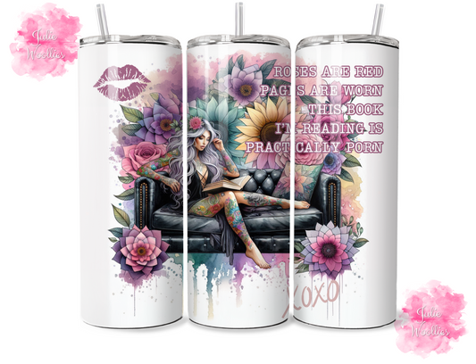 Roses Are Red Smut Reader - 20oz Insulated Tumbler