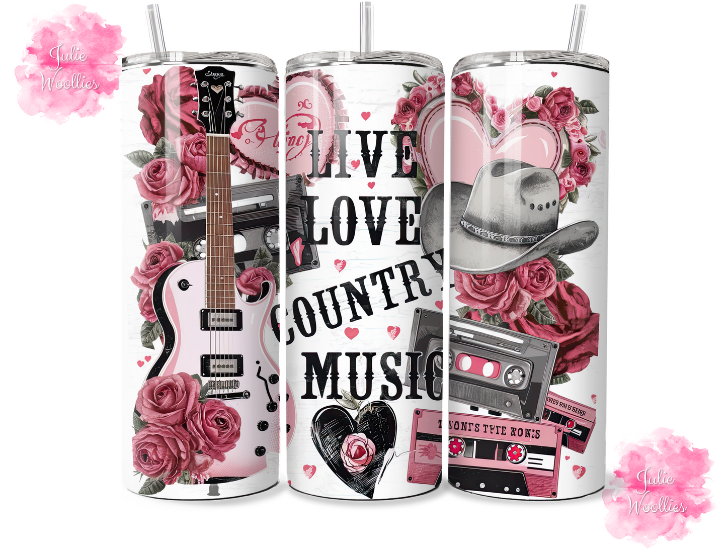 Live Love Country Music - 20oz Insulated Tumbler