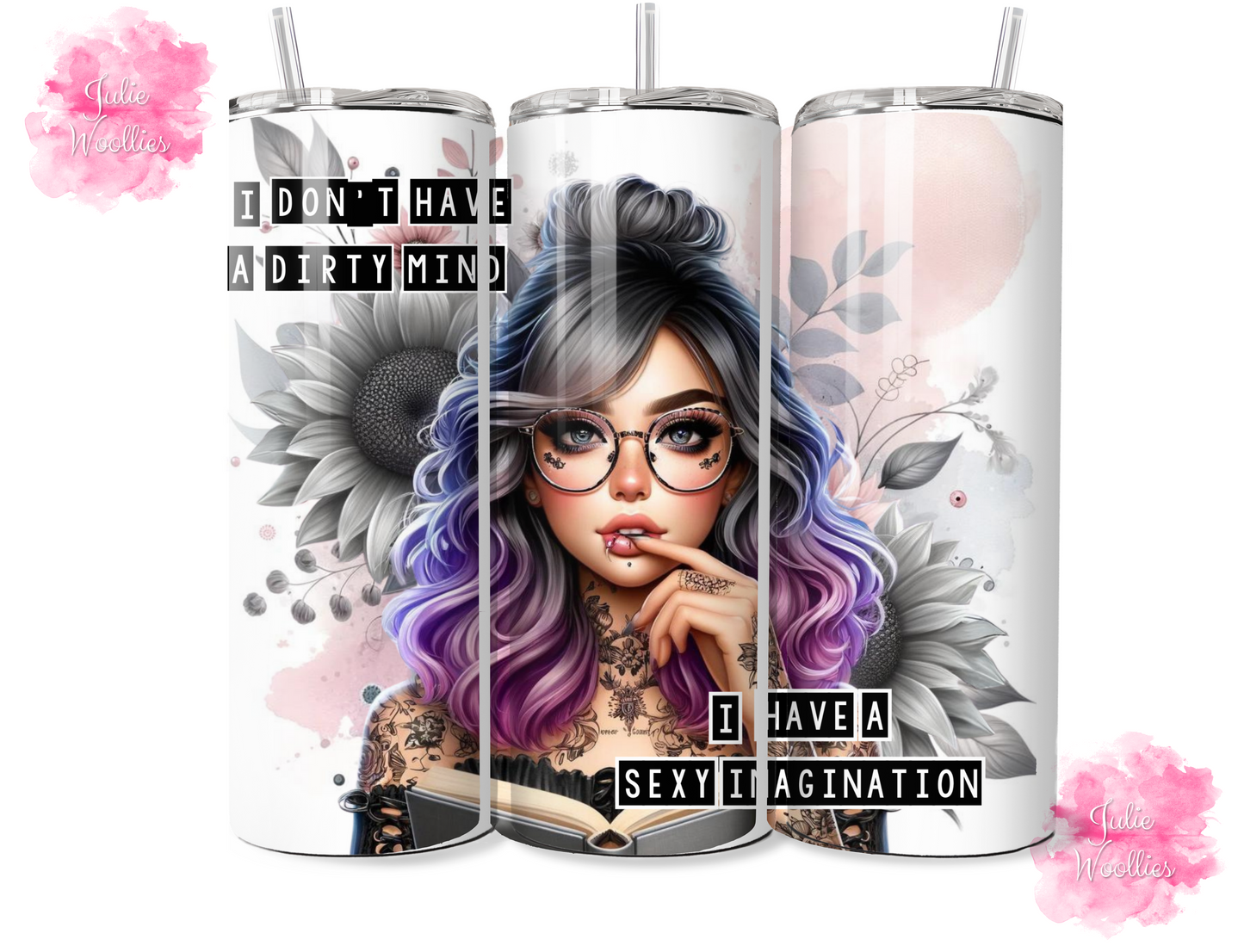 Sexy Imagination Smut Reader - 20oz Insulated Tumbler