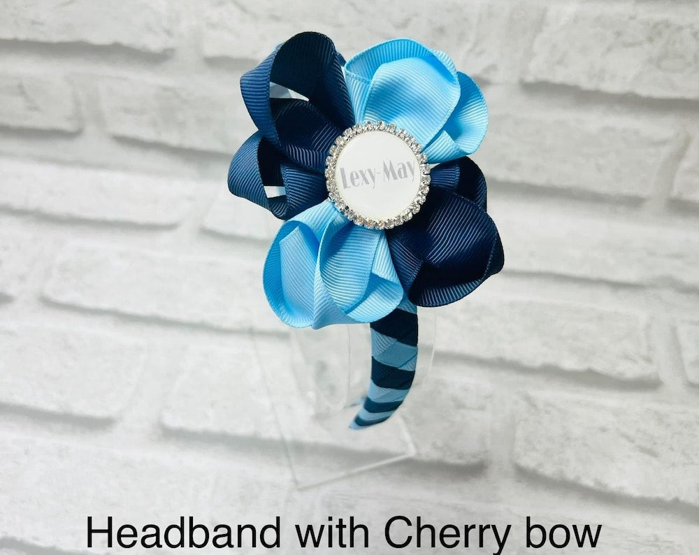 Handmade Bow Bundle 2 School Bows - Personalised