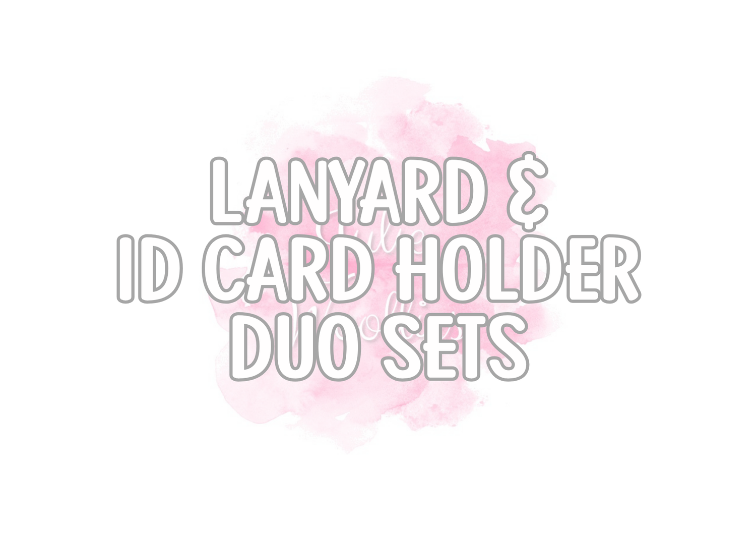 Lanyard & ID Card Holder Duo Sets