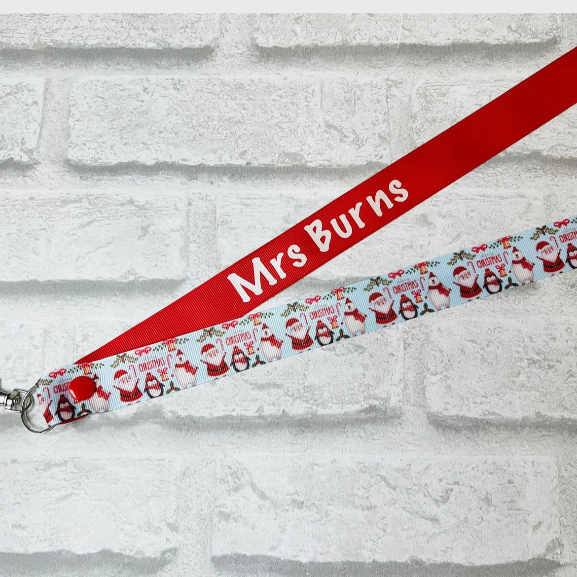 Christmas Mystery Personalised Lanyard