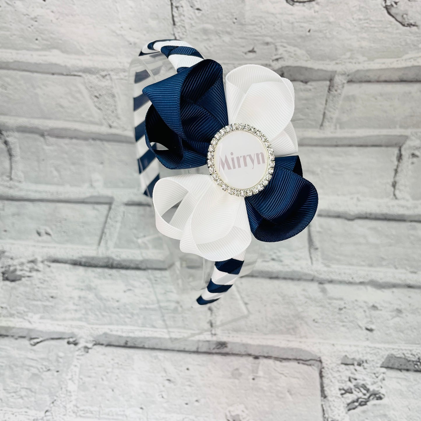 Handmade Headband with Cherry Bow