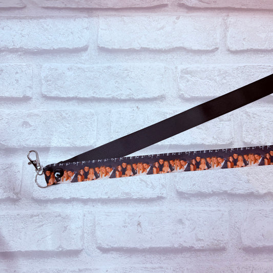 SALE Friends Print Personalised Lanyard