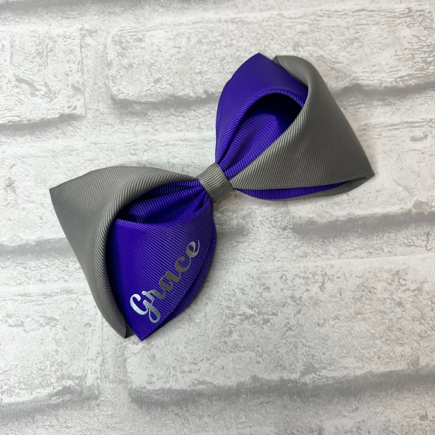 Handmade Large Ella School Bow - Personalised