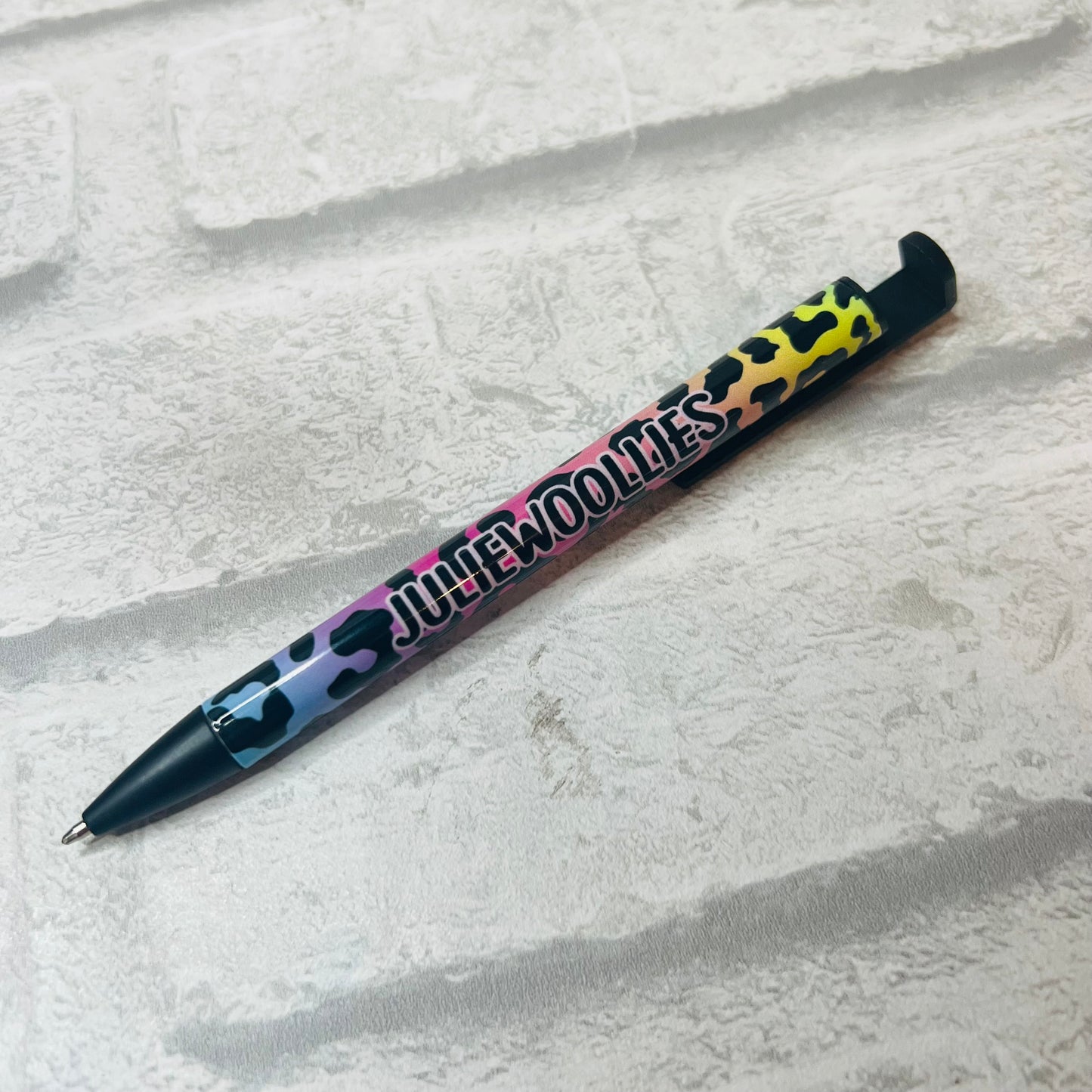 Personalised Leopard Print Pen