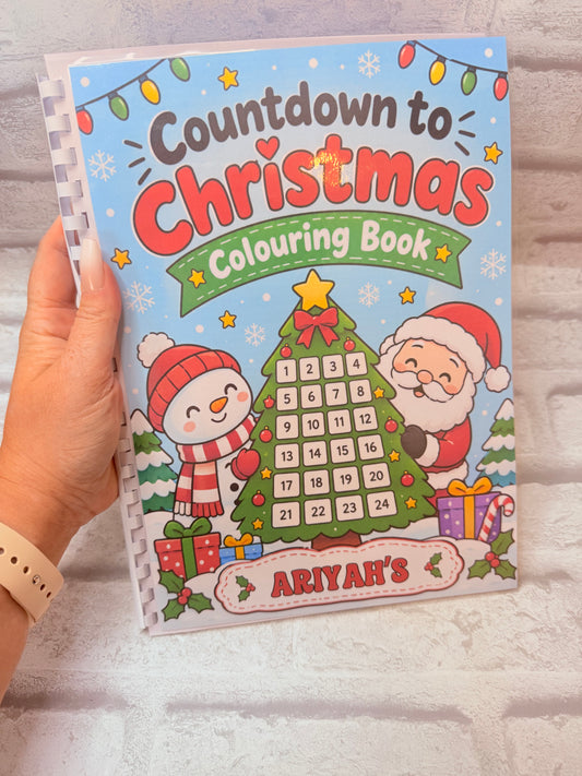 Advent Countdown To Christmas Colouring Book