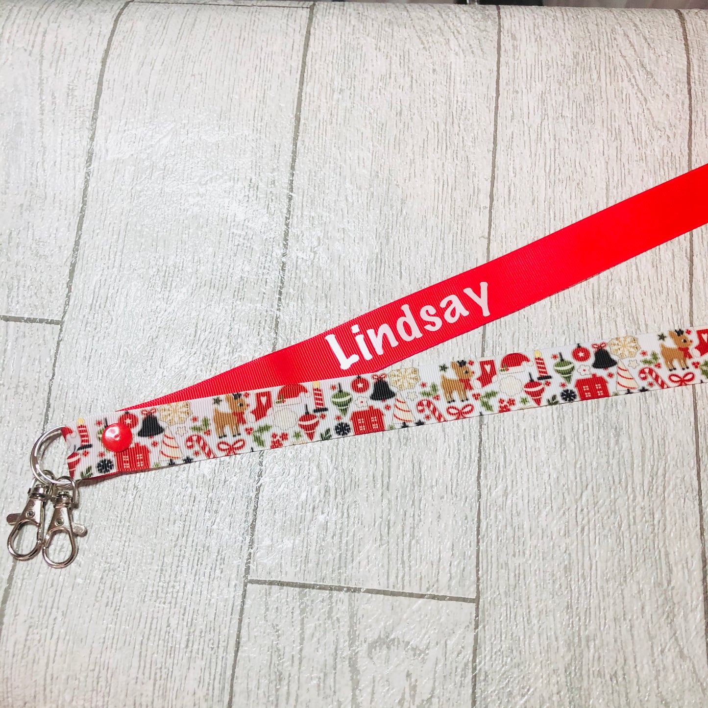 Christmas Mystery Personalised Lanyard