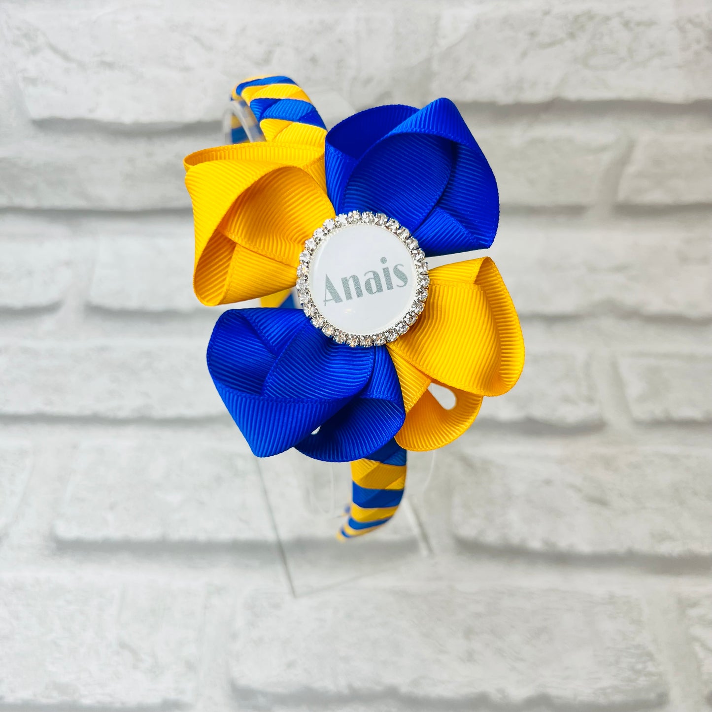 Handmade Headband with Cherry Bow