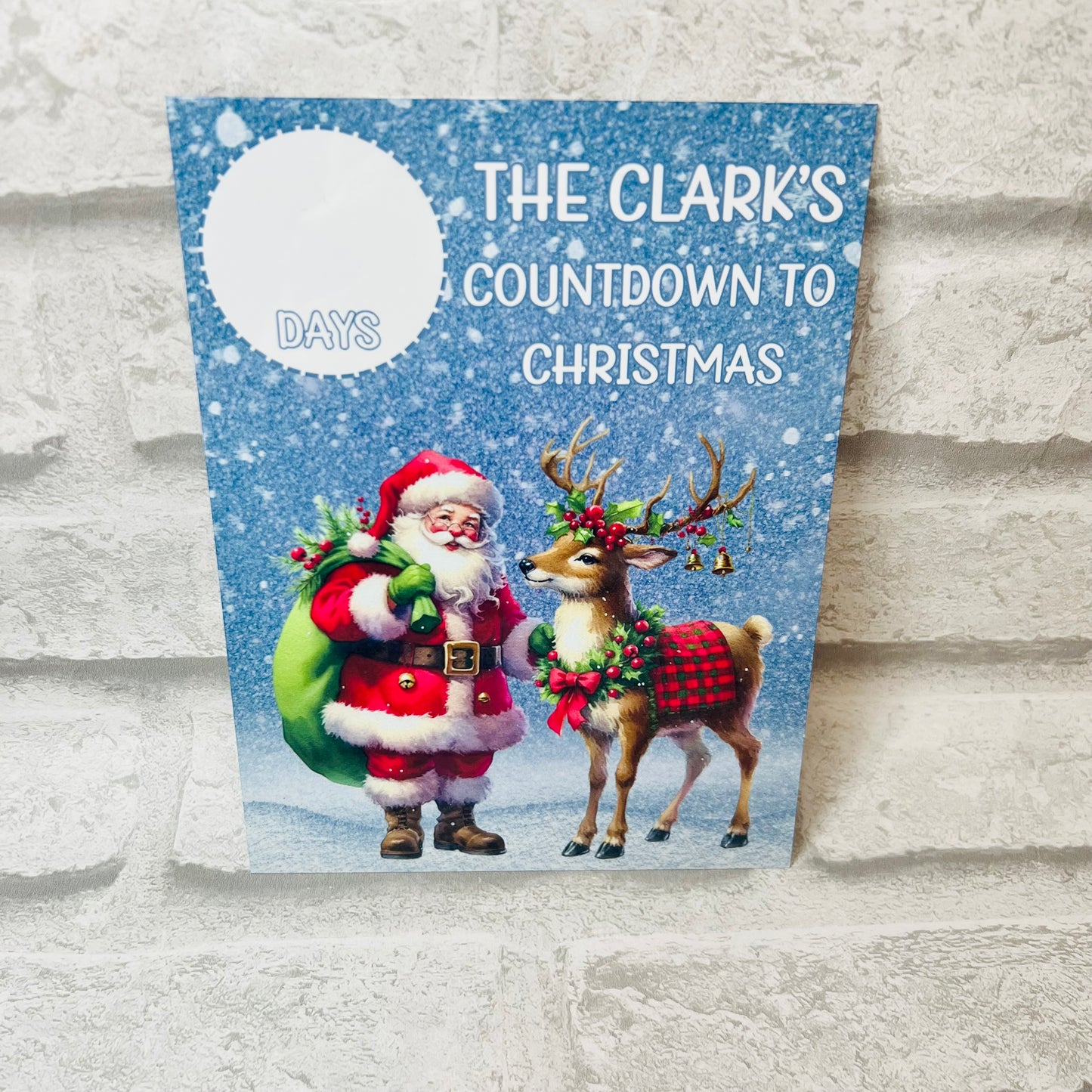 Magnetic Christmas Countdown