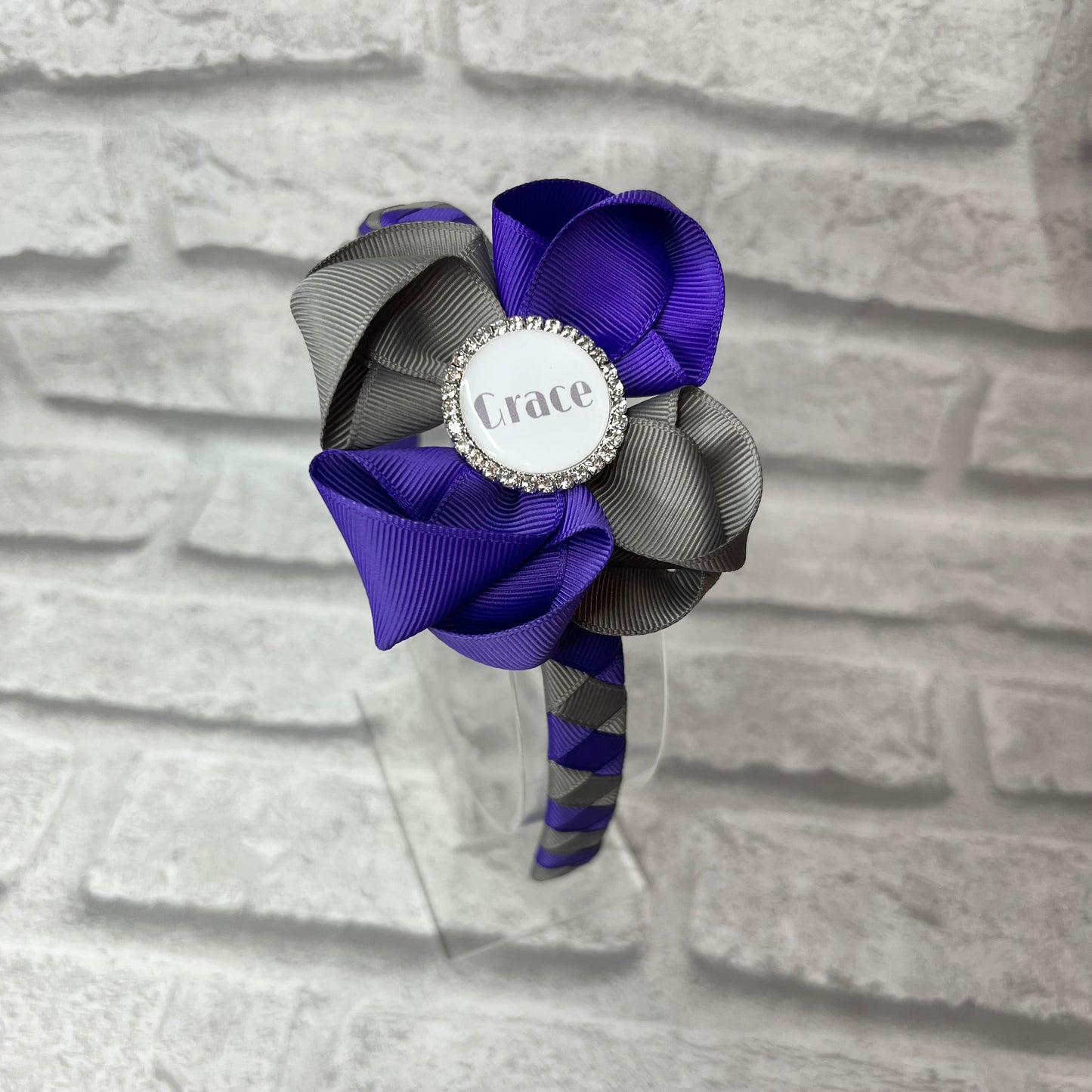 Handmade Headband with Cherry Bow