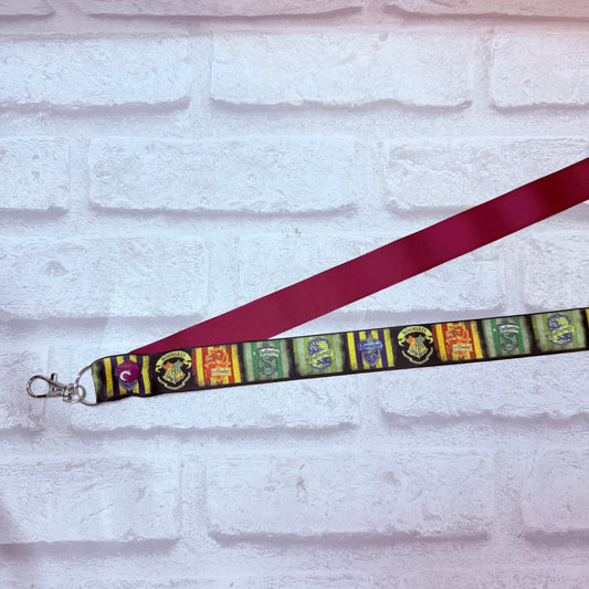 SALE Harry Potter Print Personalised Lanyard