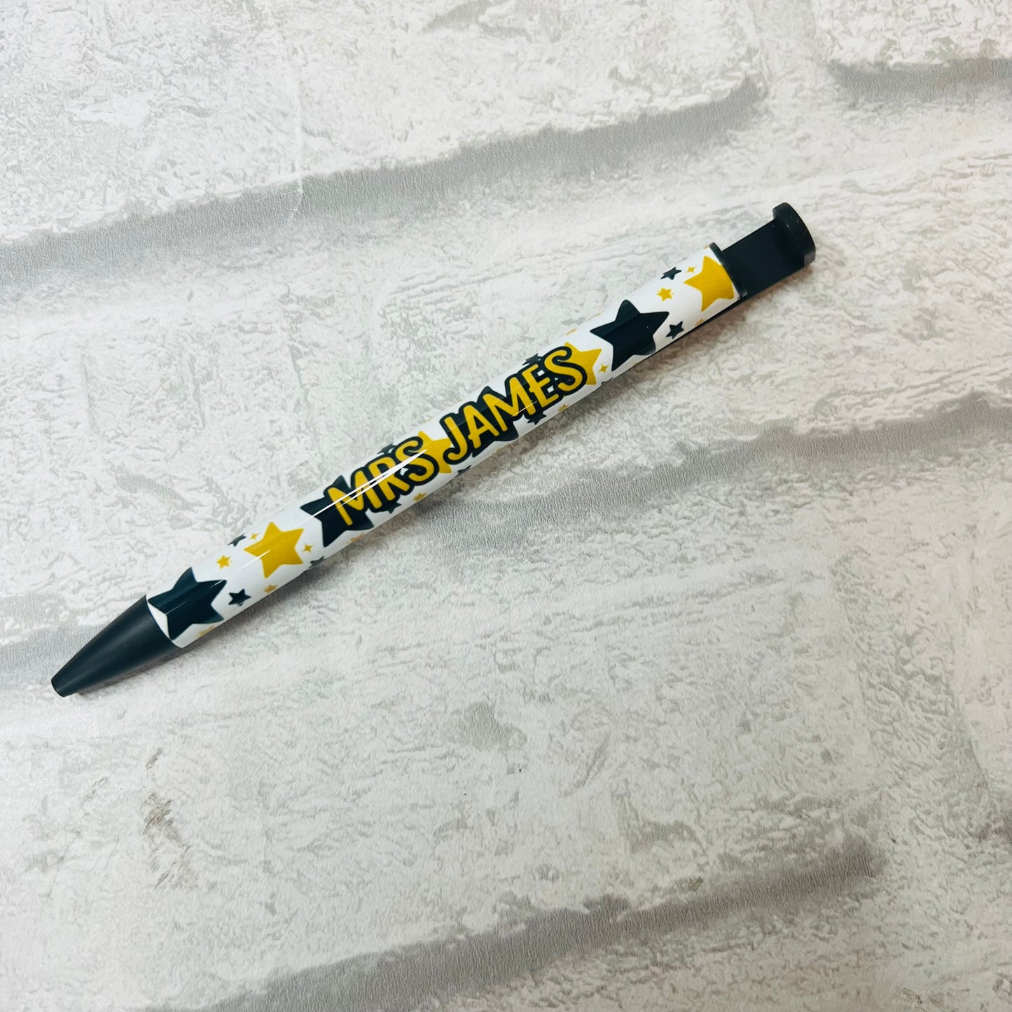 Personalised Star Print Pen