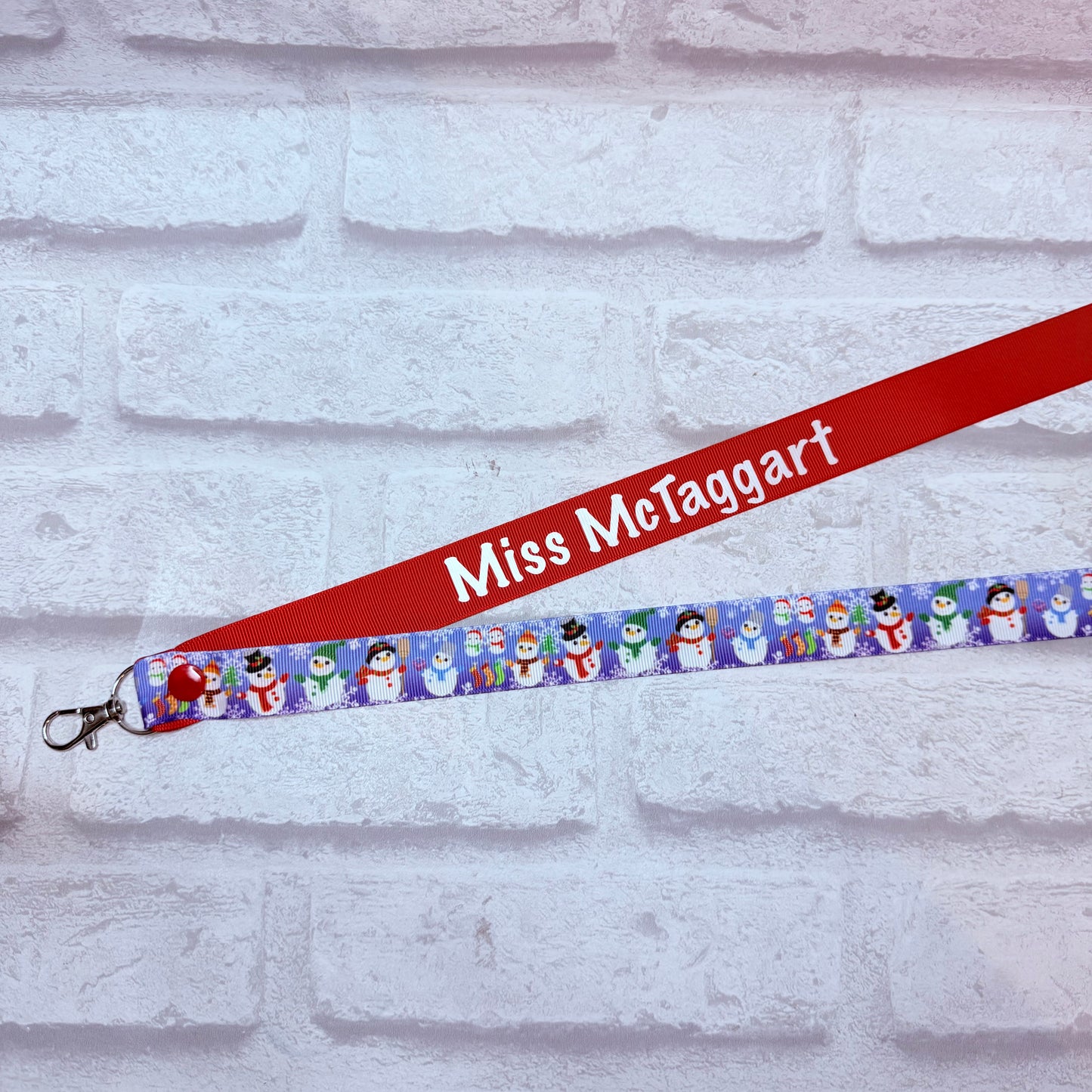 Christmas Mystery Personalised Lanyard