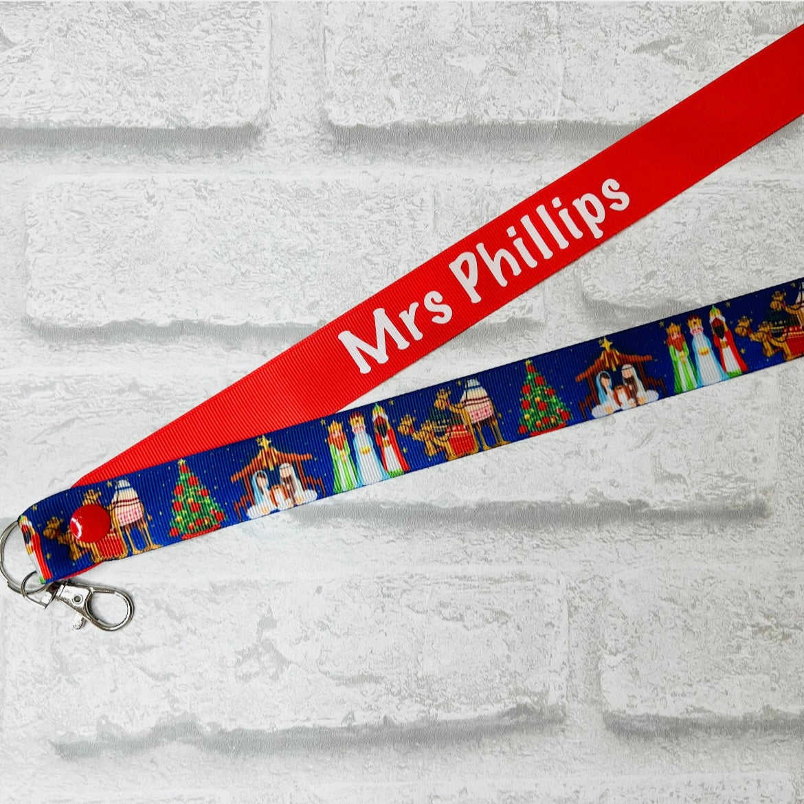 Christmas Mystery Personalised Lanyard