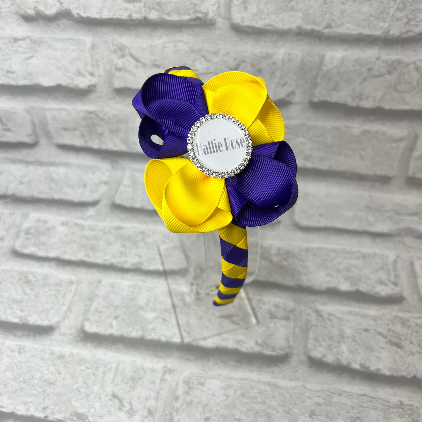 Handmade Headband with Cherry Bow