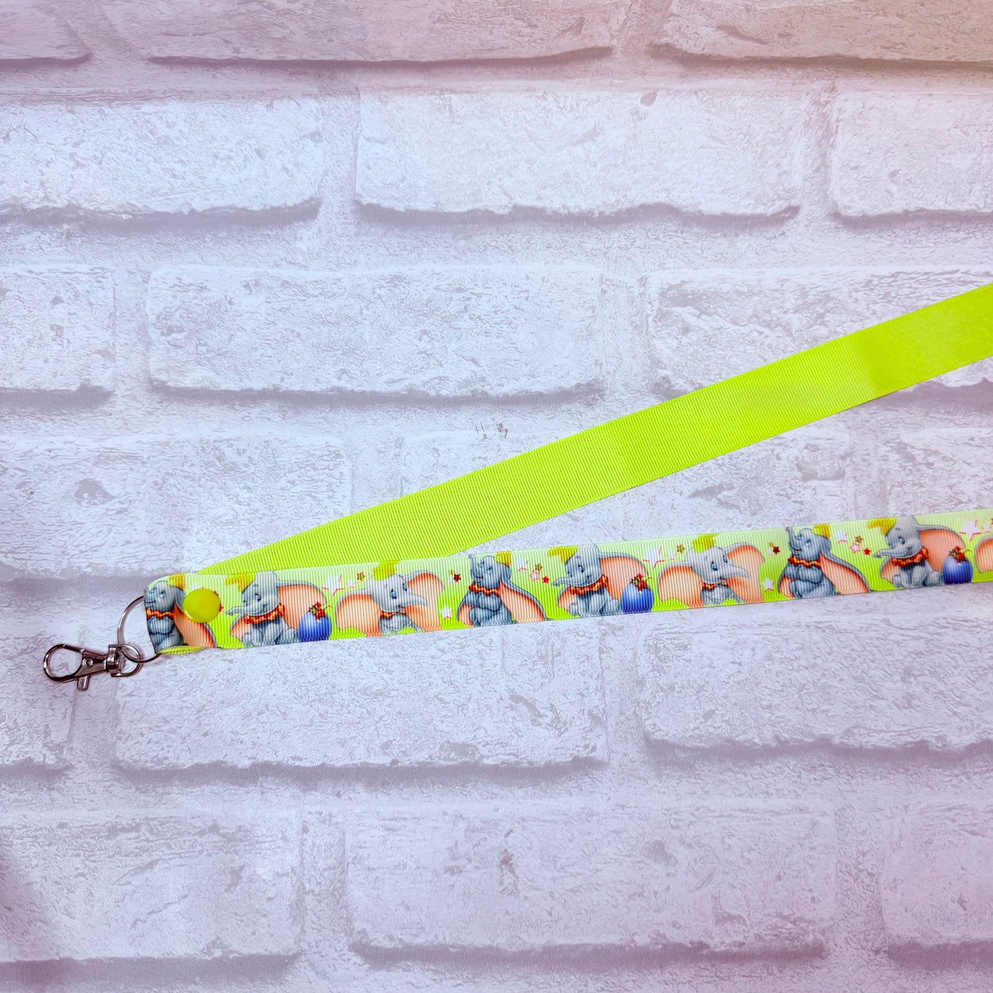 SALE Dumbo Print Personalised Lanyard