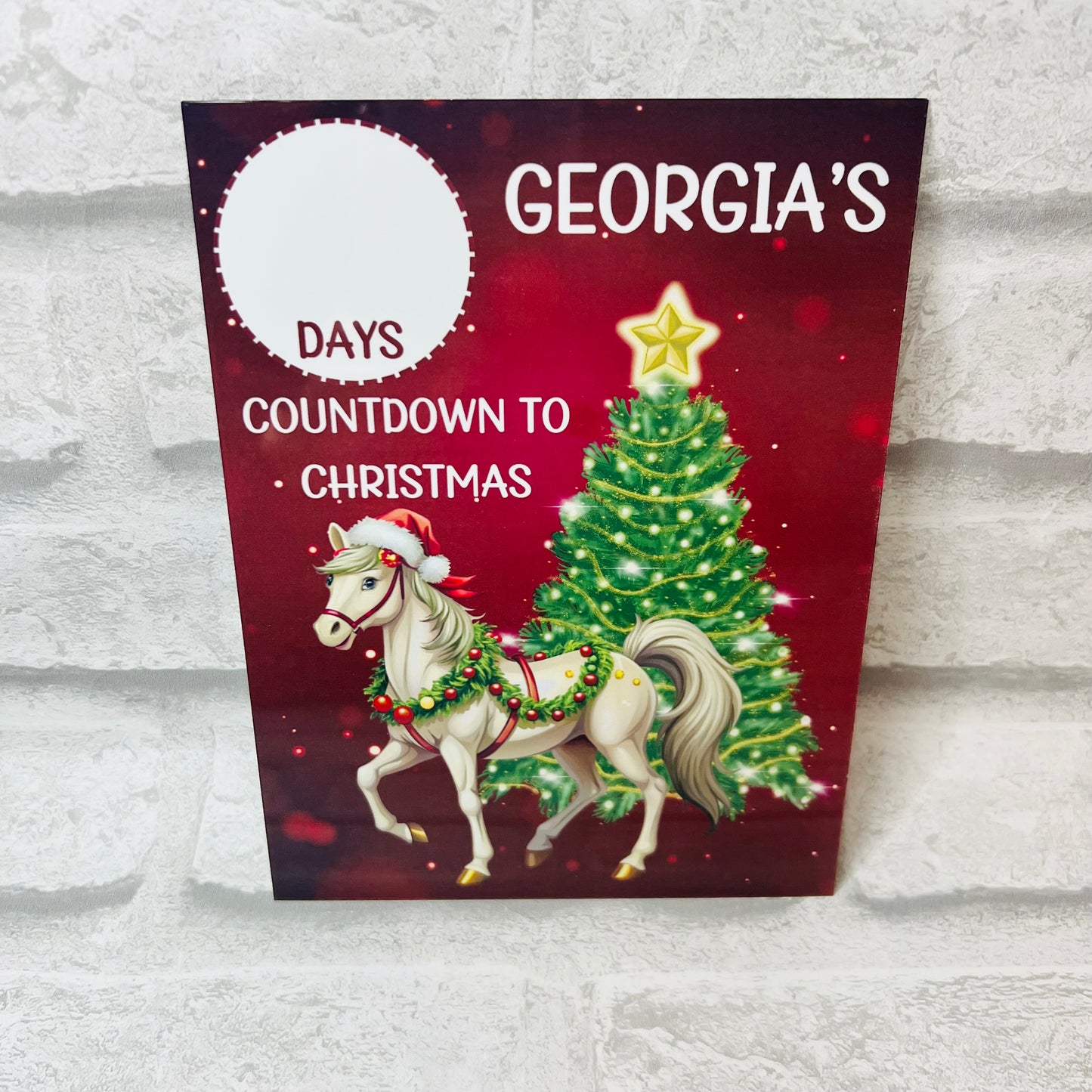 Magnetic Christmas Countdown
