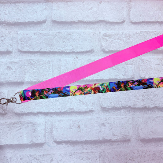 SALE Peter Pan Print Personalised Lanyard