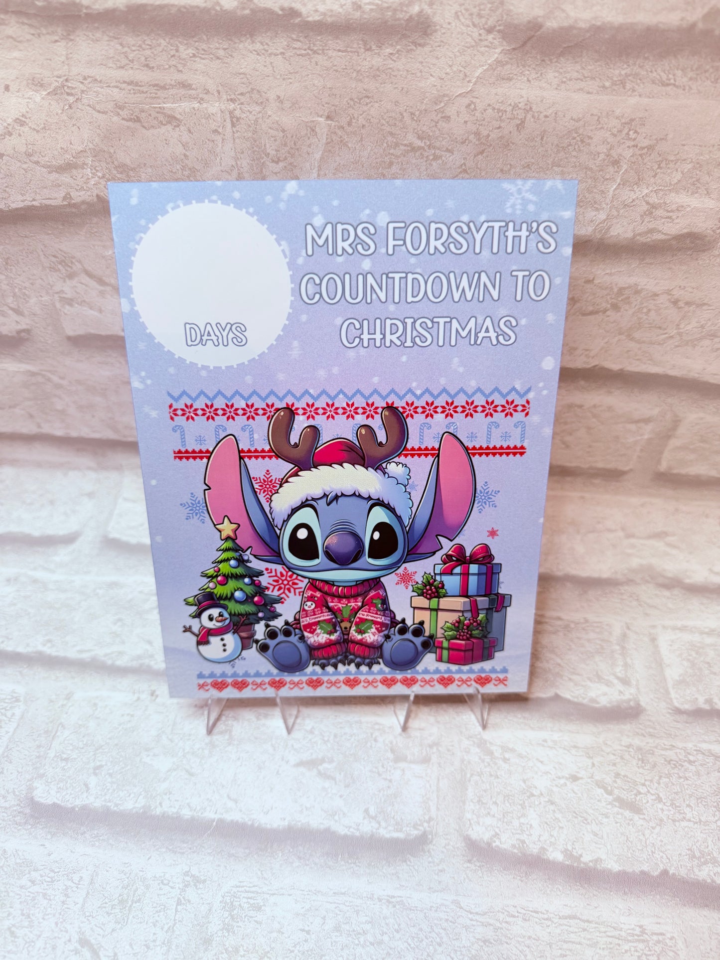 Magnetic Christmas Countdown