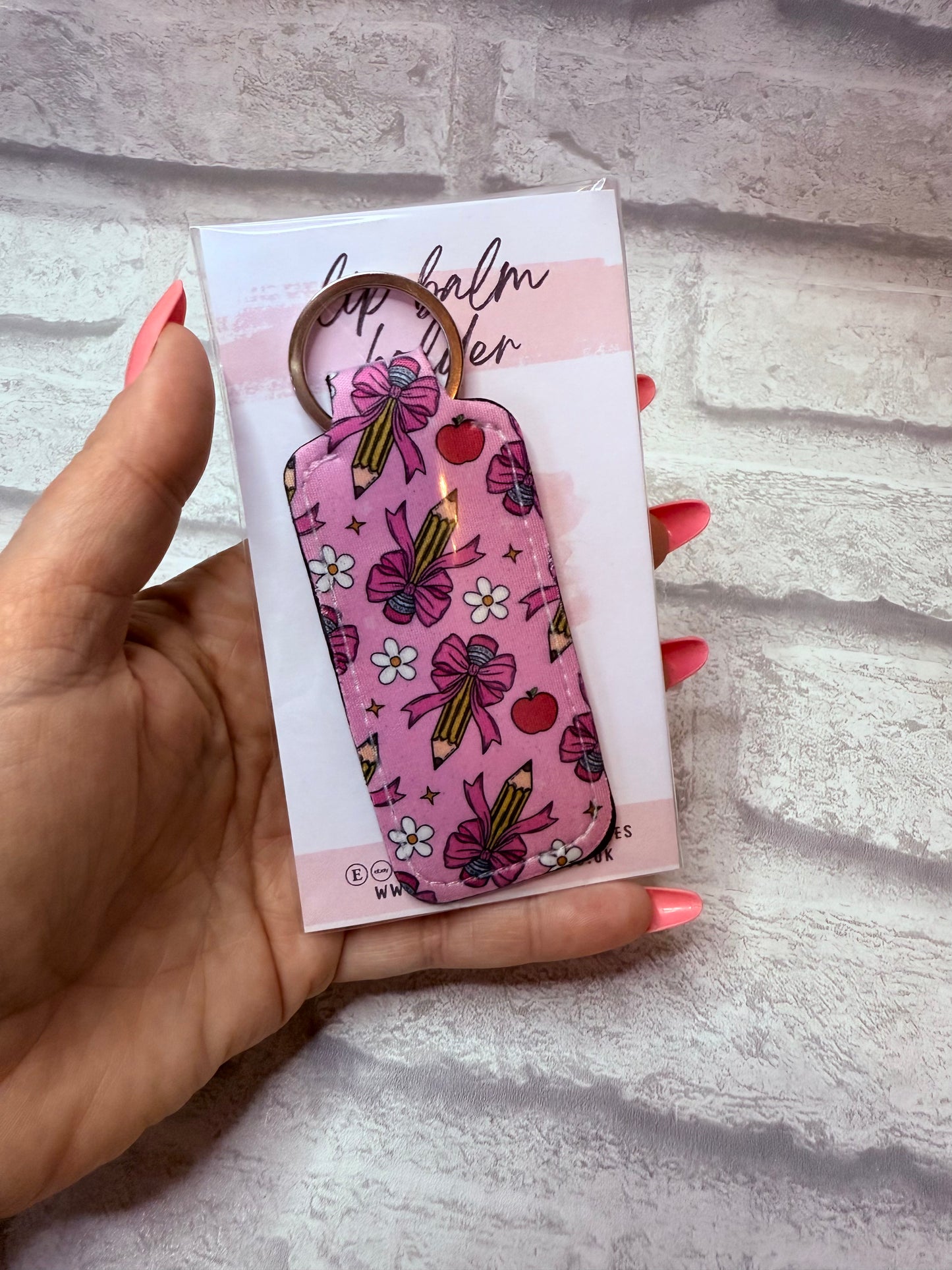 Lip Balm Holder - various prints