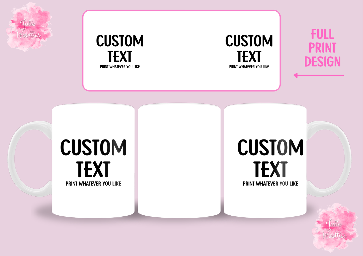 Custom Text Mug - Naughty Collection